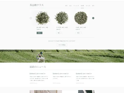 日本茶叶网站 ui