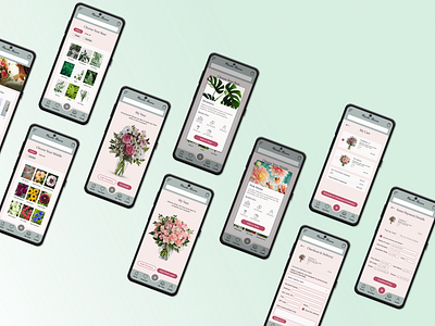 Merida Blooms: Designing A Floral Arrangement Preview App animation app case study certificate design figma floral arrangement flowers google mobile app portfolio ui user experience ux