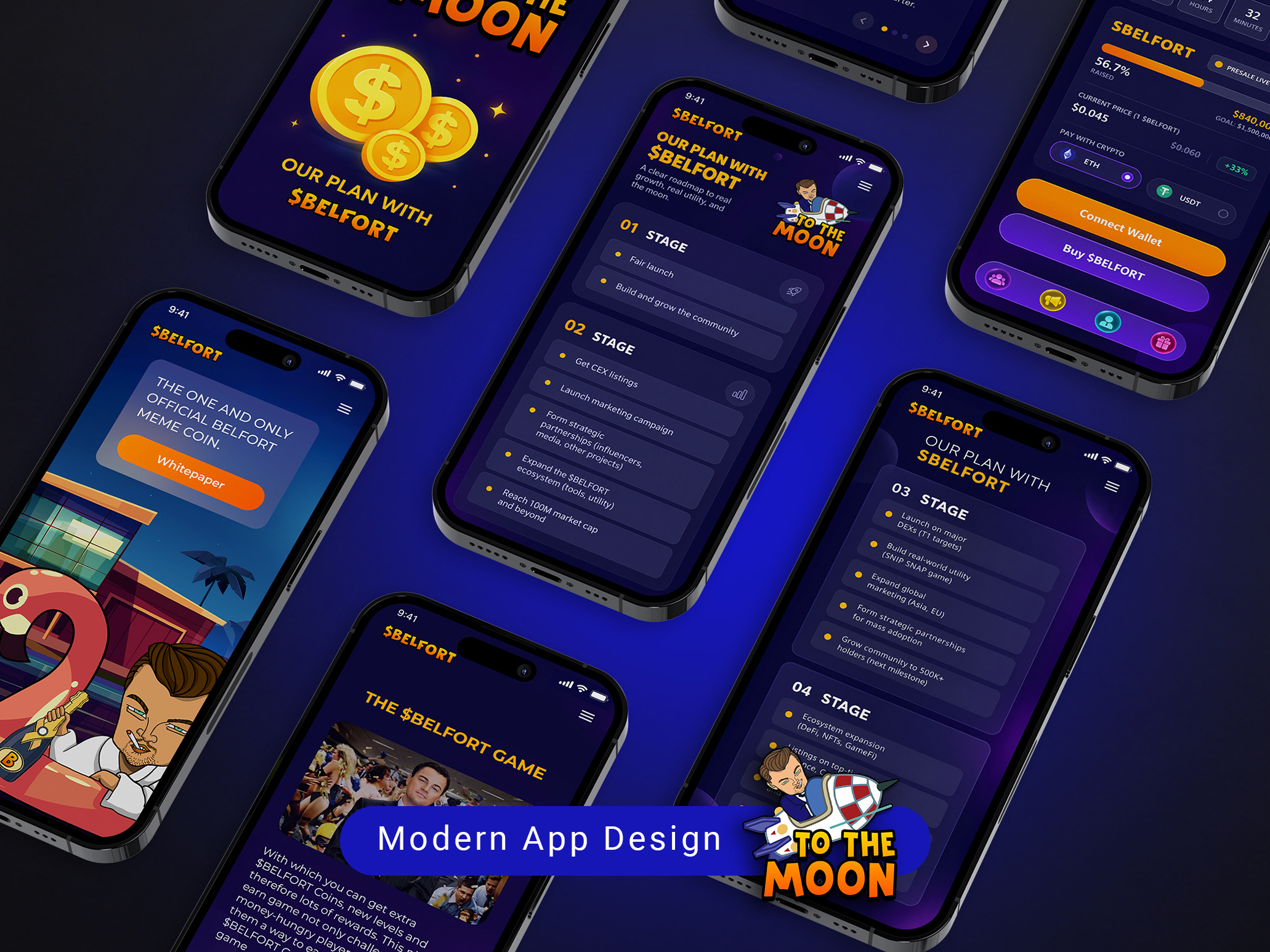 Modern App Design | Belfort app design mobile app mobile app design mobile ui mobile uiux mobile ux modern design modern app modern app design modern ui
