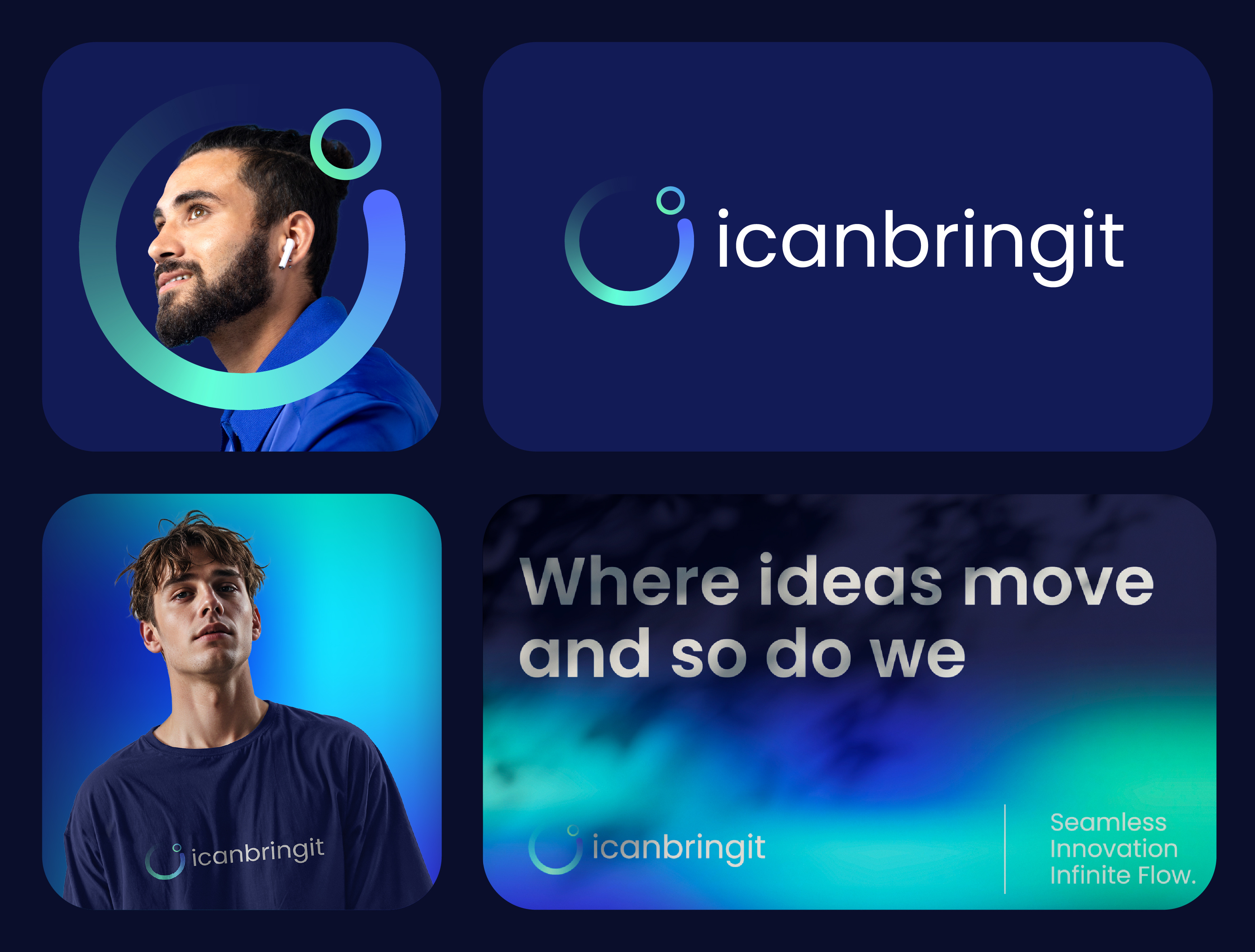 icanbringit ai ai brand identity ai branding ai company ai startups branddesign branding graphic design logo saas branding saas logo