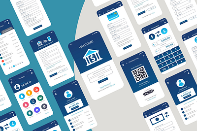 Banking App | Mobile UI banking branding colorpallete design mobile mobileui typography ui ux webdesign website