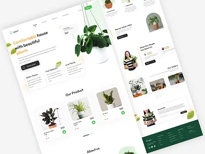 I'Plant - Eccommerce Landing Page ui ux