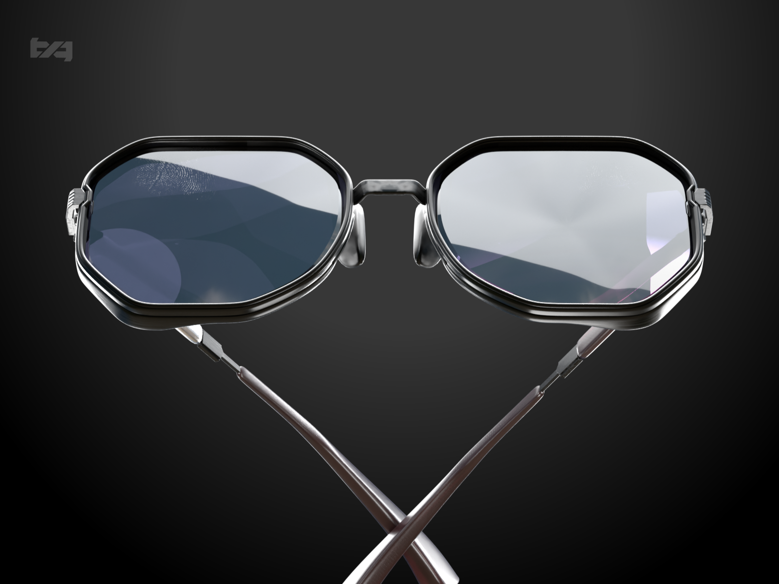 Sunglasses — 3D Product Design 3d 3d modelling 3d render blender eyewear design glasses prodcut product design quad topology render visualisation