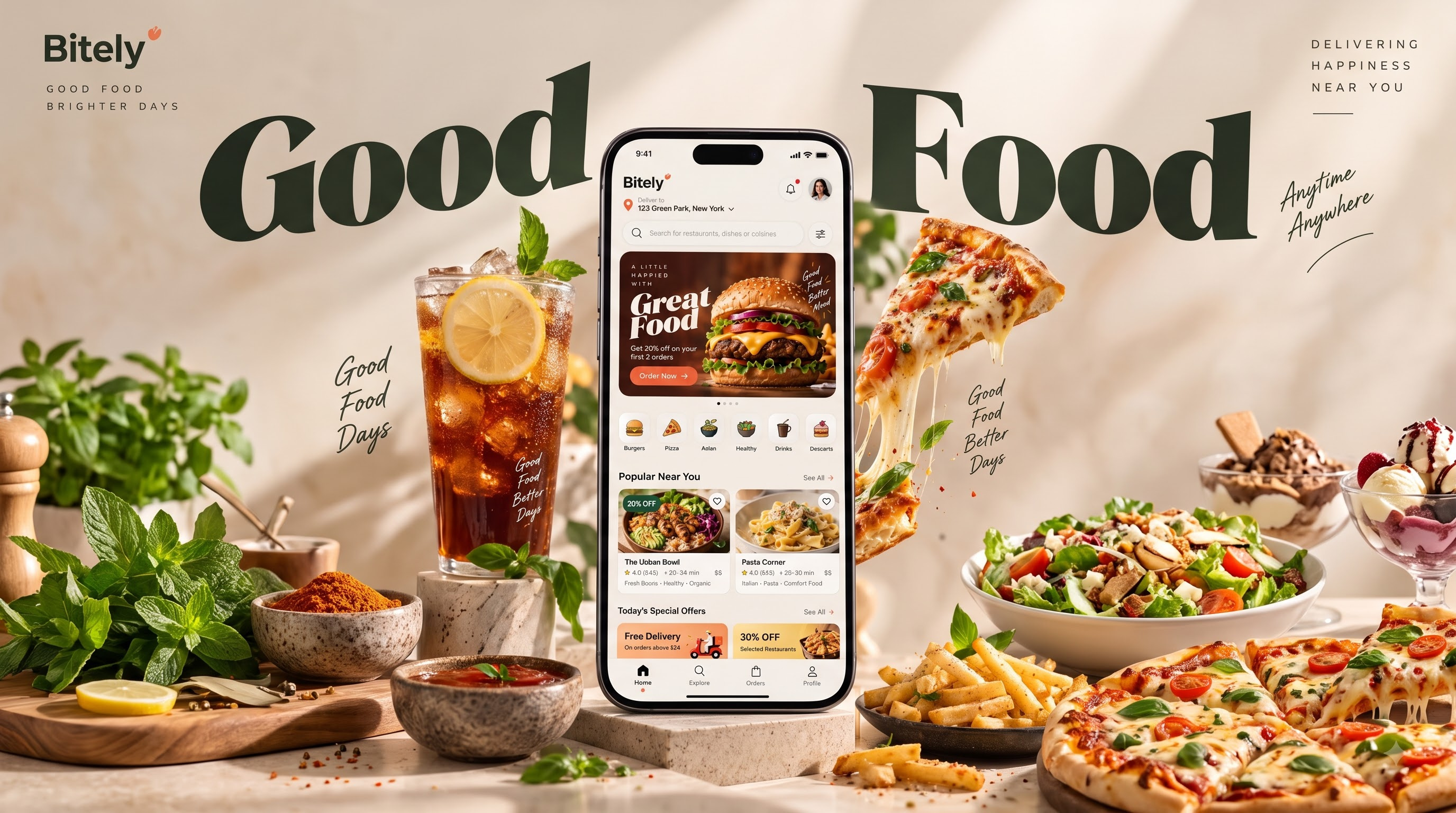 Food Delivery App UI UX Design android app app design app home page app interfaces app screen best app design delivery interface food delivery food ordering app ios iphoneapp mobile app design mobile app design agency mobile app template mobile app ui mobile app wireframe mobile ux modern app ui ui ux design