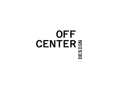 OffCenterDesign-Logo-Animation animation branding geometric industrial design midcentury modern