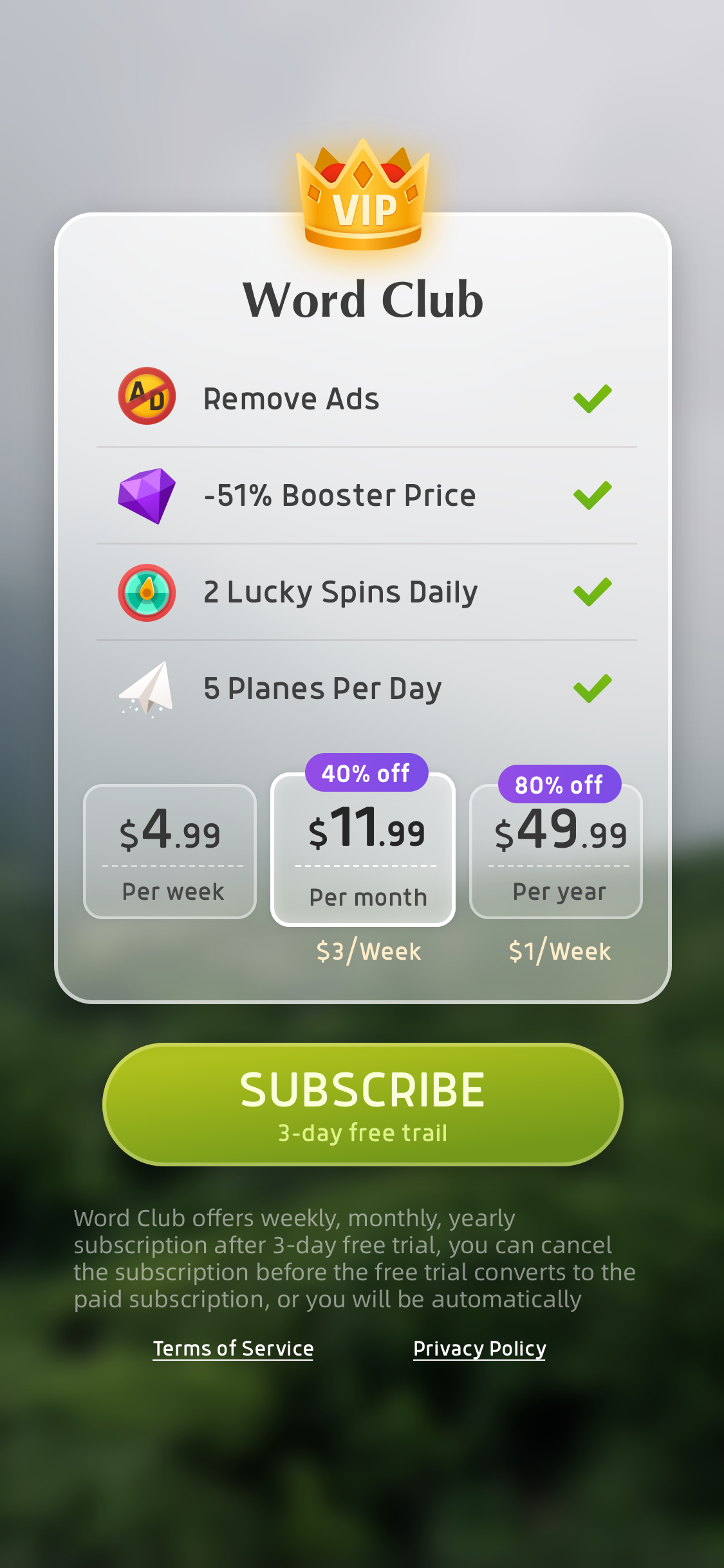 VIP game icon mobile purchase trading ui vip