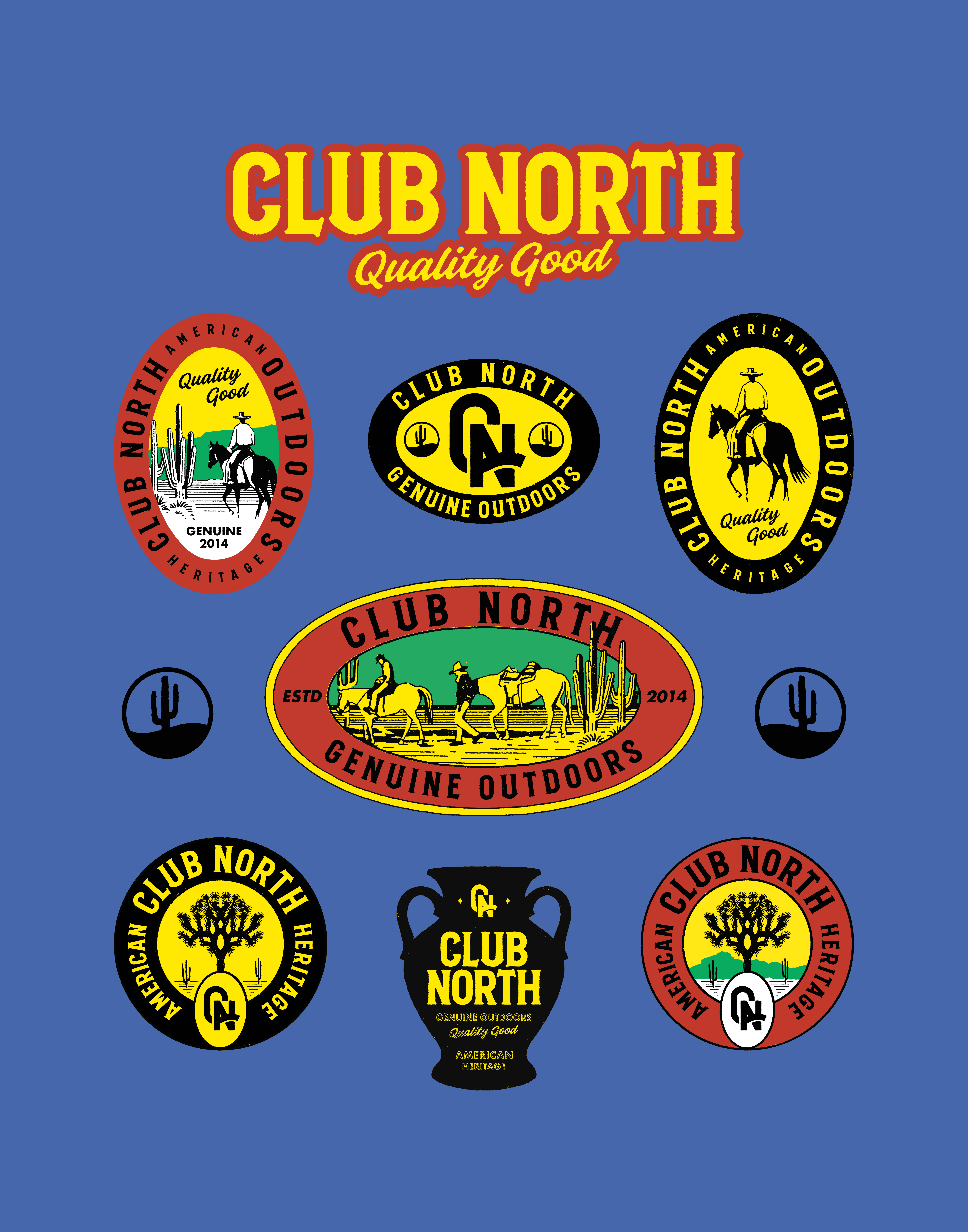 GRAPHICS FOR CLUB NORTH art badge badge logo branding design graphic design handrawn illustration logo outdoors patch tshirt ui vintage western