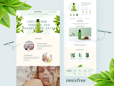 innisfree web cosmetic design e commerce ui ux web web design website