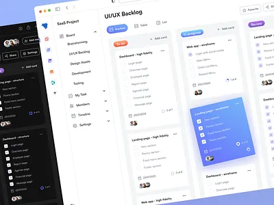 Taskboard - Task Management Dashboard clean design dashboard kanban management project management saas task task management task management dashboard to do list ui ui design ui exploration web design work