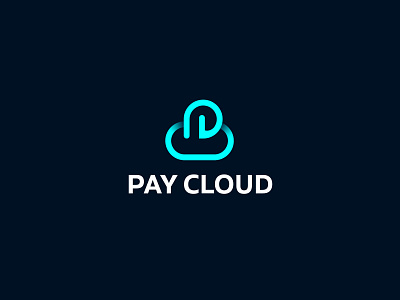 Modern P letter Pay Cloud Logo Design Concept. brand brand identity branding cloud design graphic design letter logo logo logo design p letter logo pay print typography vector