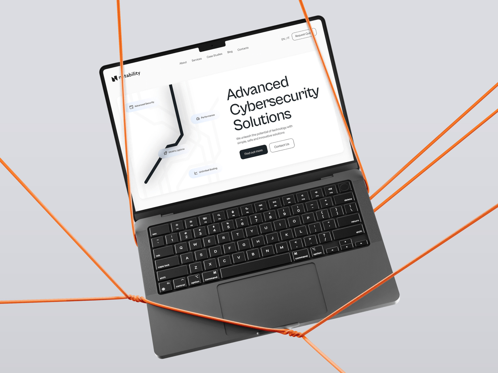 Netability - cybersecurity website redesign cybersecurity development figma redesign saas website ui design webflow