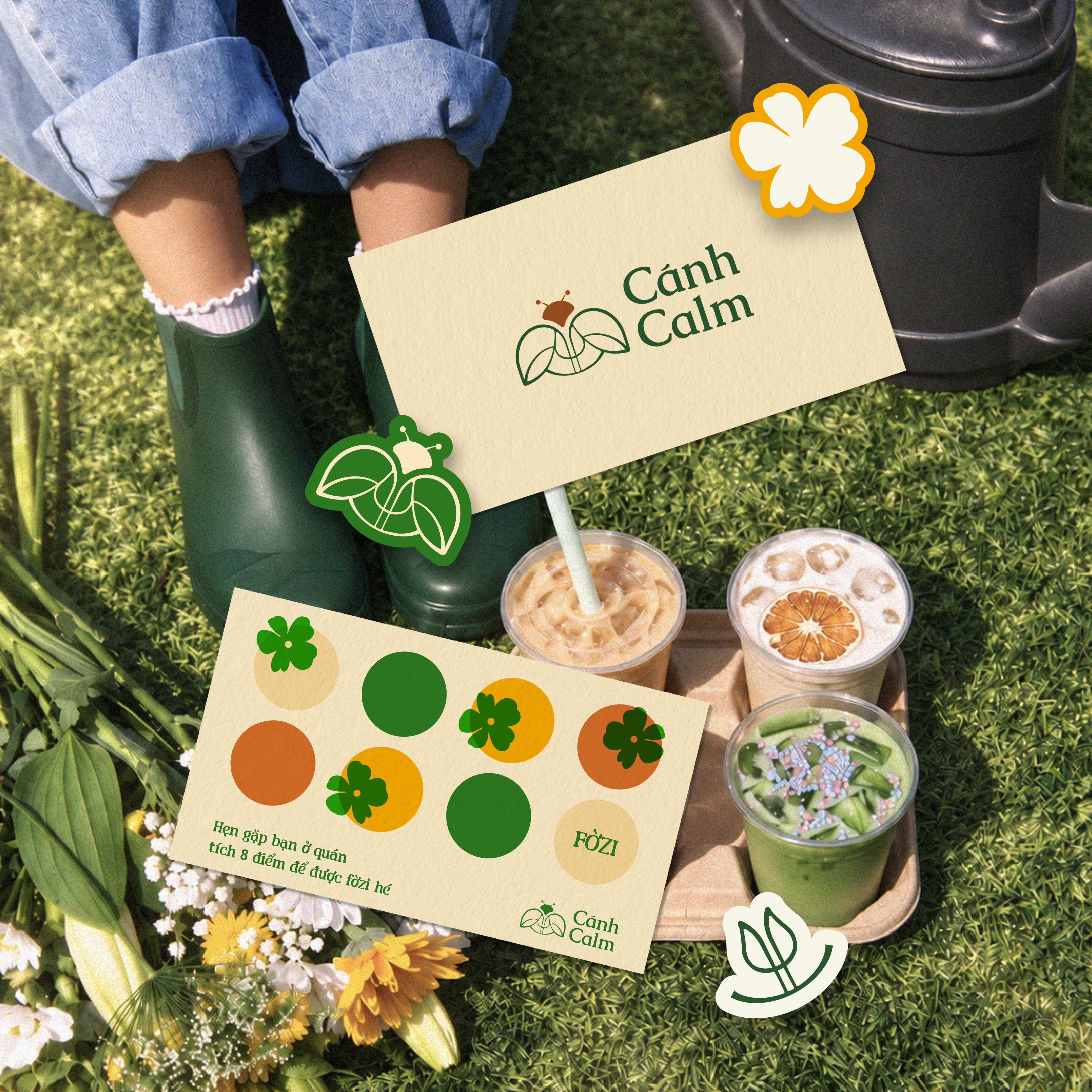 CÁNH CALM BRAND IDENTITY branding design graphic design illustration logo logo design typography ui ux vector