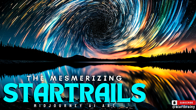 The Mesmerizing Startrails Collection | Midjourney AI Art ai aiart branding design graphic design illustration logo midjourney ui vector