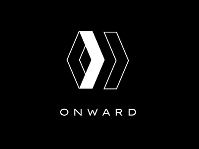 Onward Autonomous Car Logo | Futuristic Car Logo autonomous car brand identity branding car brand car logo daily logo challenge futuristic branding graphic design logo logo challenge logo design