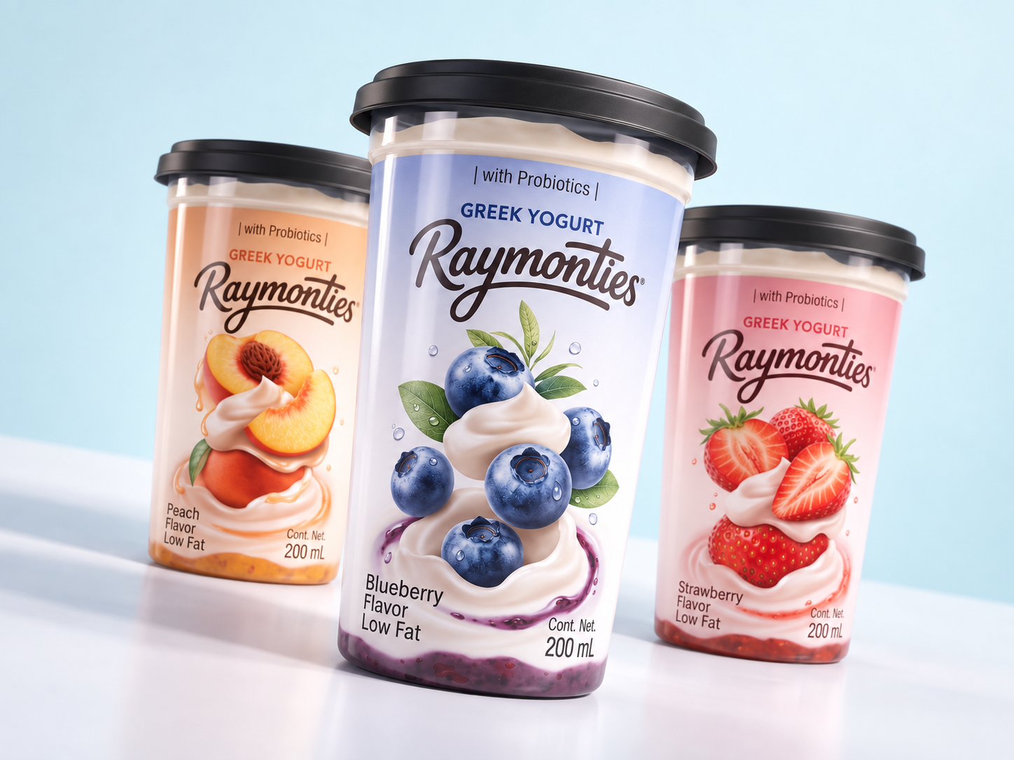 Flavor in Every Spoonful | Greek Yogurt Packaging branding creative packaging. design graphic design illustration illustrator file logo modern packaging packaging design ui