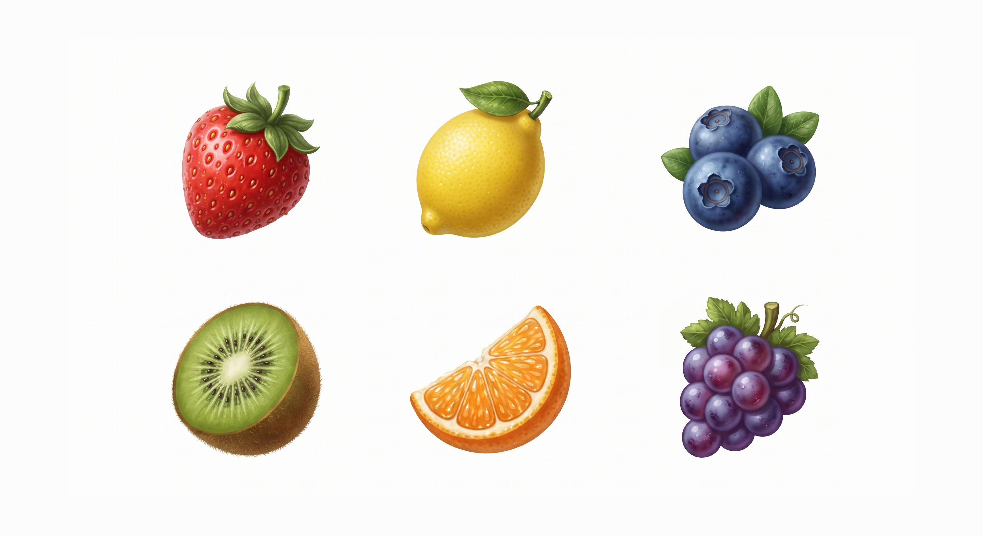 3match Fruit Icon Set 3match colors design digital art eyecandy fruit fruits icon game game art game icons gameui graphic design icons illustration logic game logo mobile mobile game set vibrant