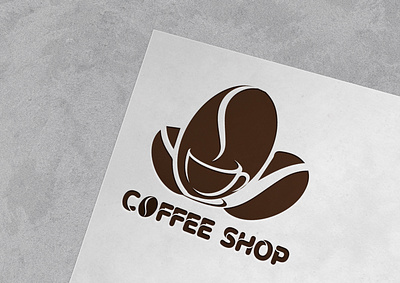 COFFEE SHOP LOGO 3d adobe illstrator adobe photoshop branding design graphic design illustration logo logo design typography ux vector