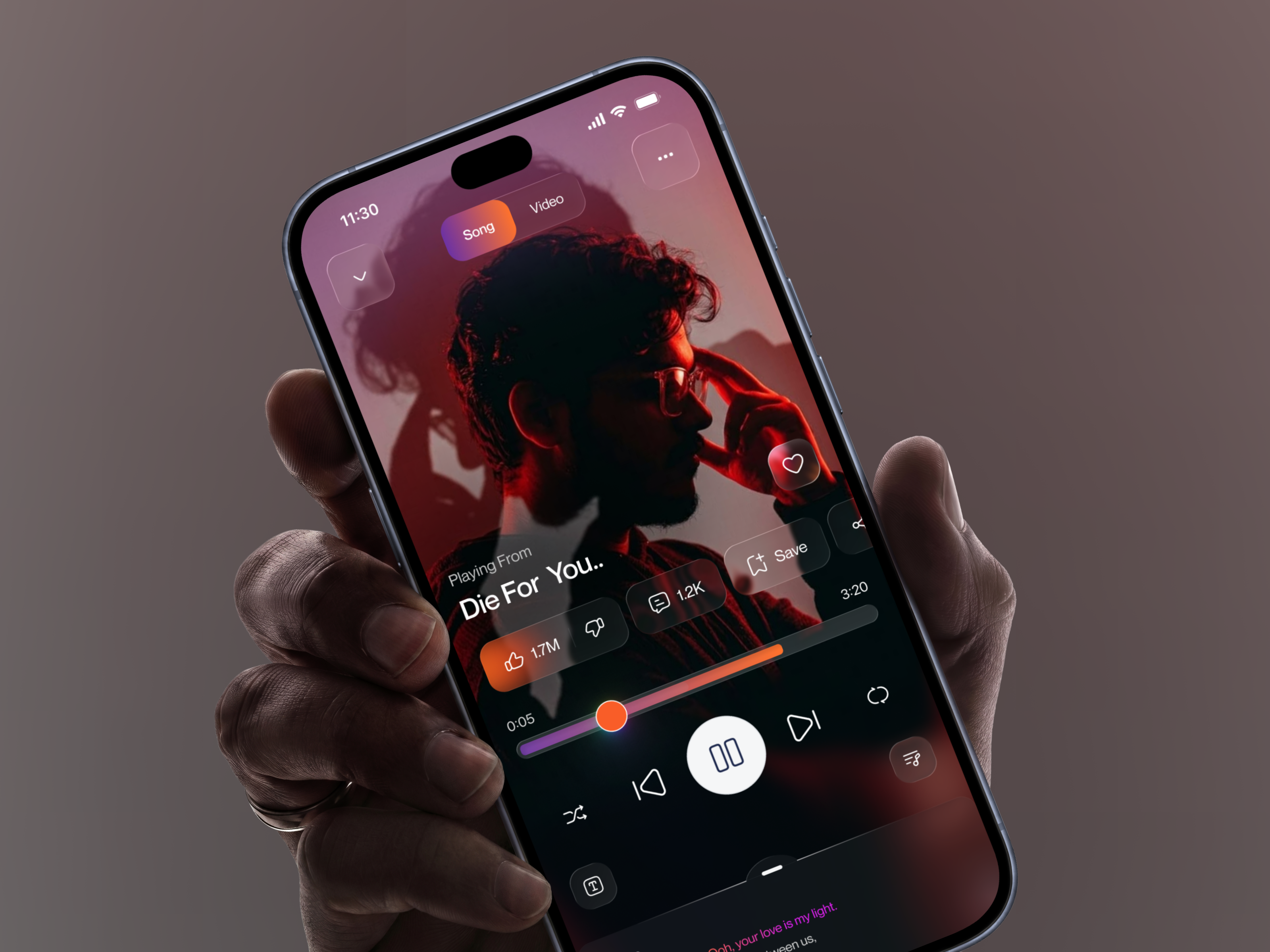 Modern Music Streaming App UI - AI Personalization ai music app ai personalization ai product design app audio app list mobile app ui music music app music app ui music player music player ui music streaming app music ui musician palylist personalized music song streaming app web
