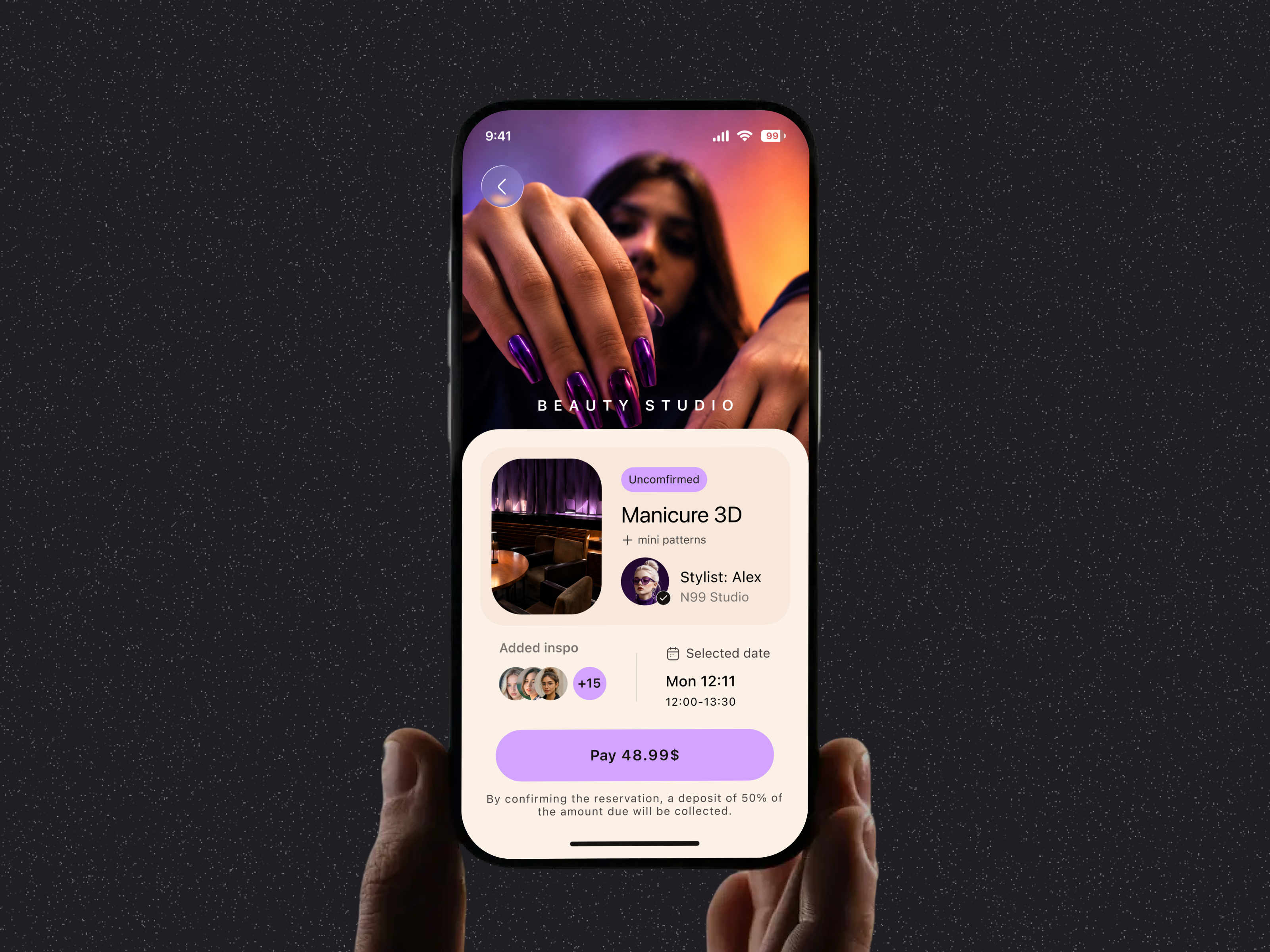 Minimal Beauty & Nail Care Mobile App Design appdesign beautyapp beautyappdesign beautybooking beautyservices beautyui manicure minimaldesign minimalui mobileappdesign mobileui nailapp nailart nailcare nailinspiration nailstudio salonapp salonbooking uidesign uiuxdesign