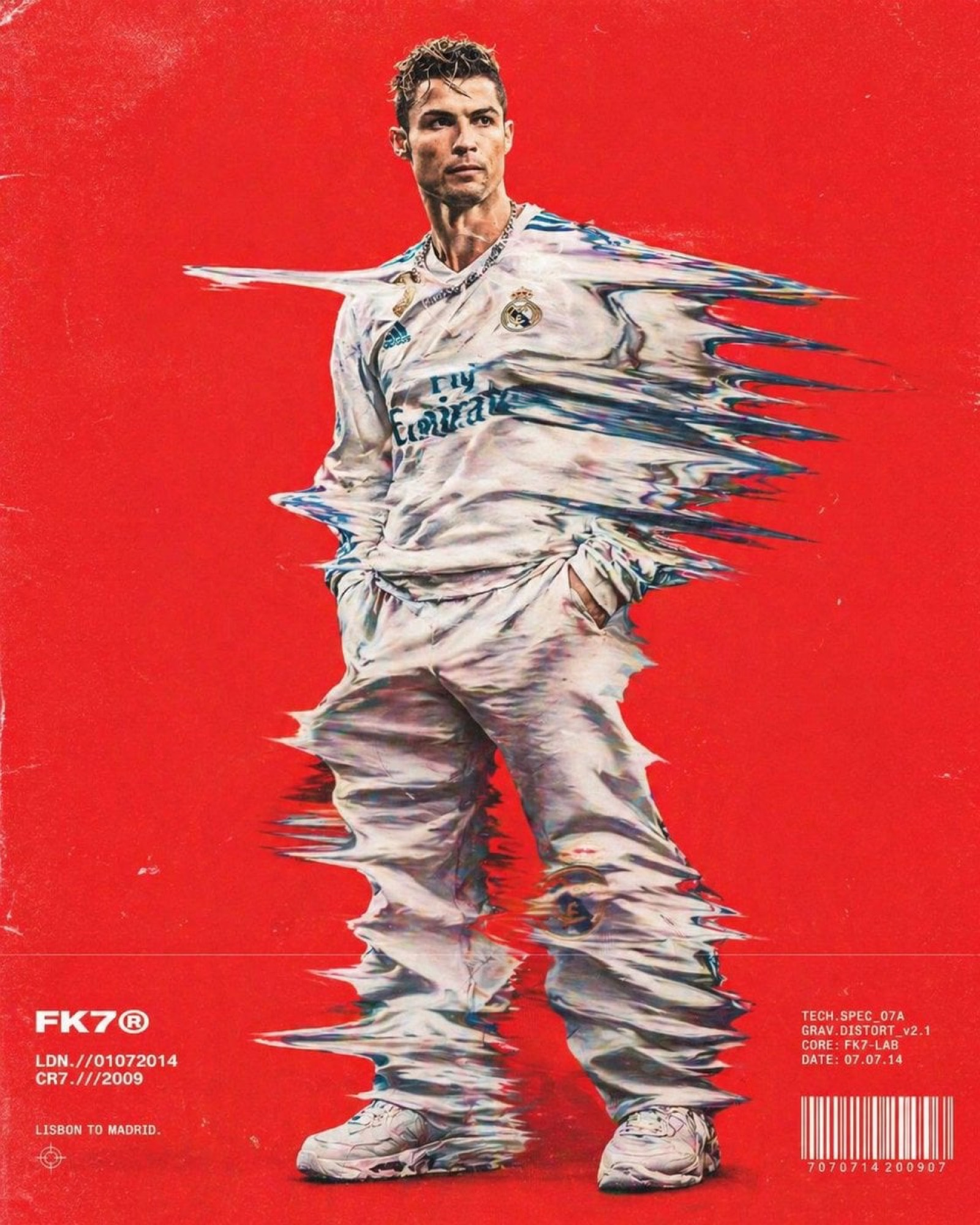 Motion-Drag Hip-Hop Fashion Poster