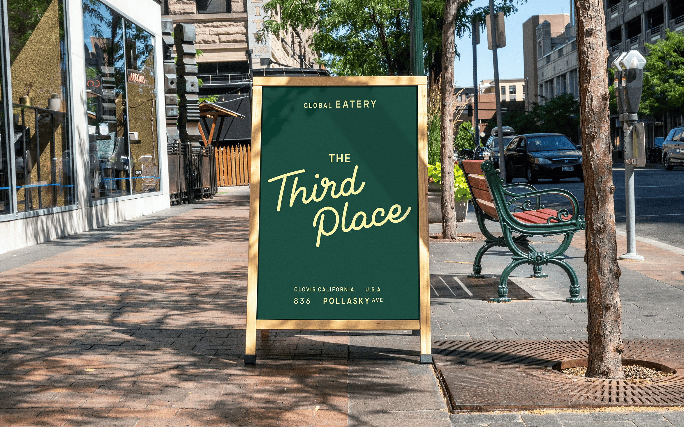 The Third Place animation brand guidelines brand identity branding color palette design food and beverage graphic design icon illustration logo motion graphics typography visual identity