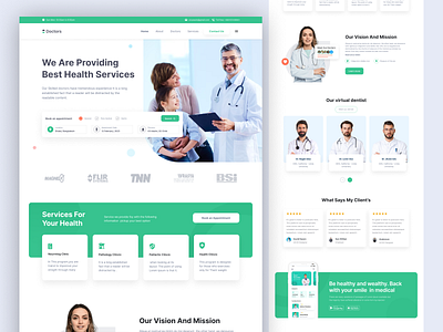Online doctor booking appointment appointment appointment booking consultant consultation doctor doctor appointment health app health care healthcare home page hospital landing page medical medicine online doctor online healthcare patient ui uixyeasin website design