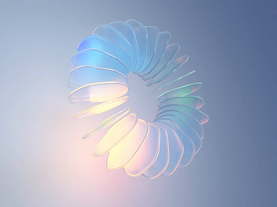 breath of glass 3d animation blender design glass illustration motion graphics