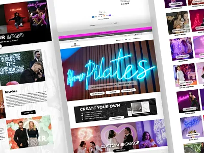 Kings of Neon - Shopify brightness design ecommerce neon sign website shopify ui webdesign website design