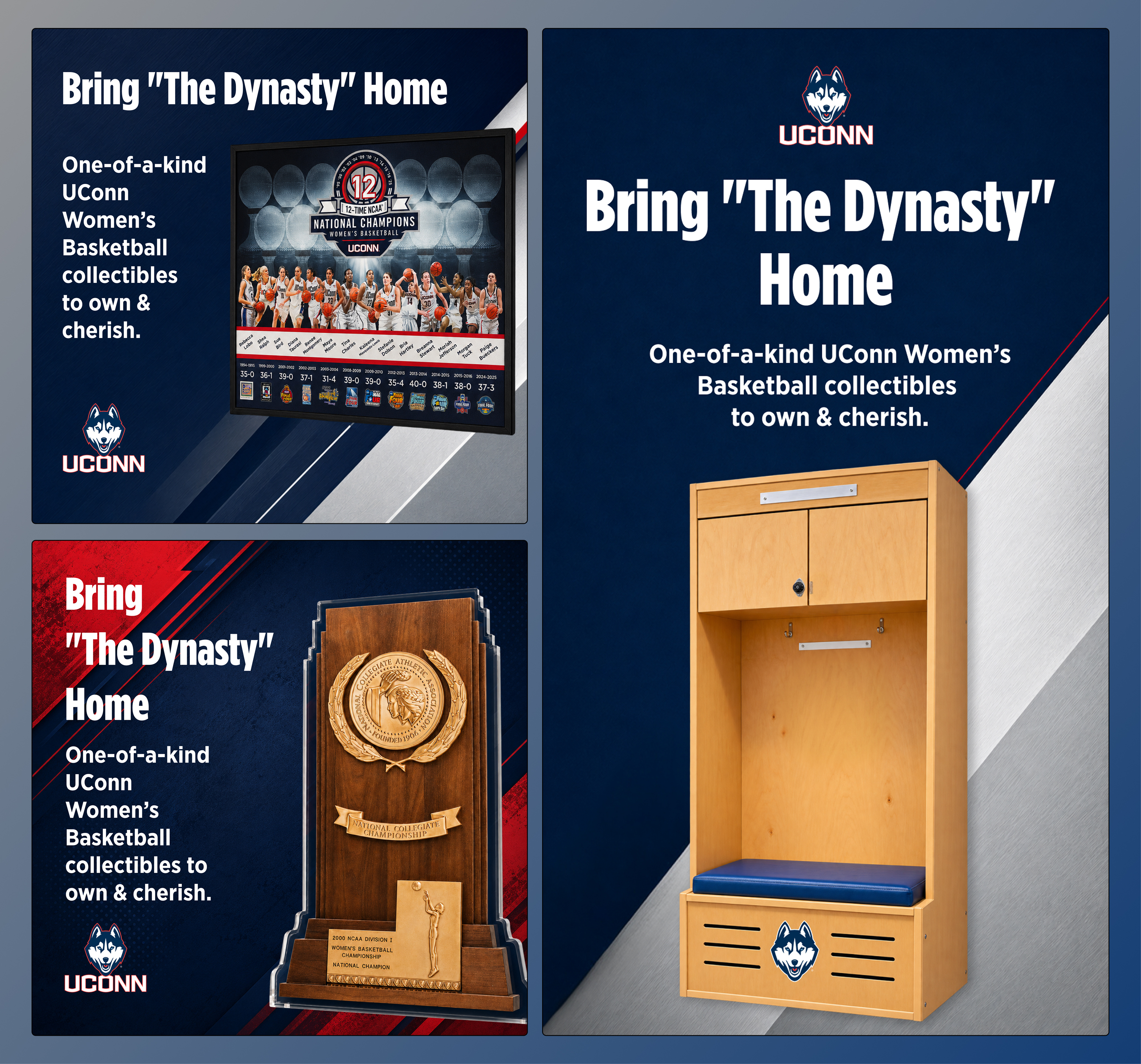 UConn Women’s Basketball Paid Social Ads: Sports Memorabilia advertising design basketball design campaign design college basketball facebook ads instagram ads memorabilia ncaa basketball paid social paid social design photoshop retouching social media ads sports advertising sports branding sports graphic design sports marketing sports memorabilia uconn uconn basketball uconn womens basketball