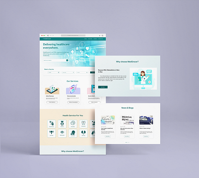 Medgrocer web page redesign & case study casestudy design graphic design ui ux web