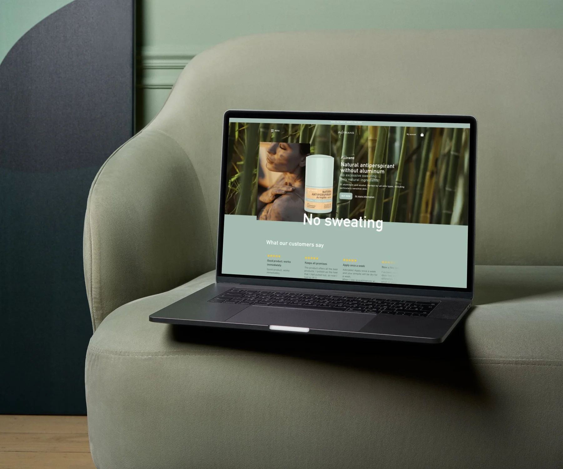 Natural Harmony: Crafting Axitrans Natural's Digital Website