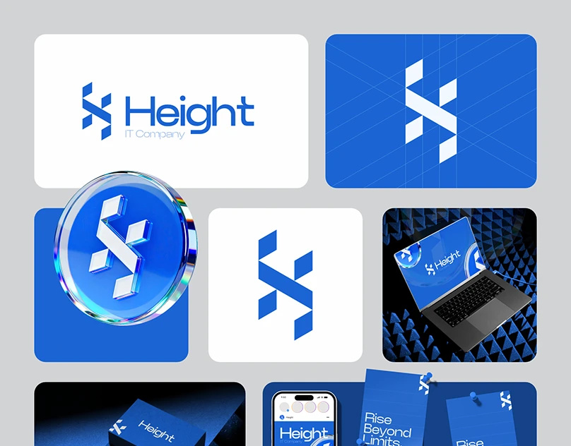 Height | Logo and Branding graphic design