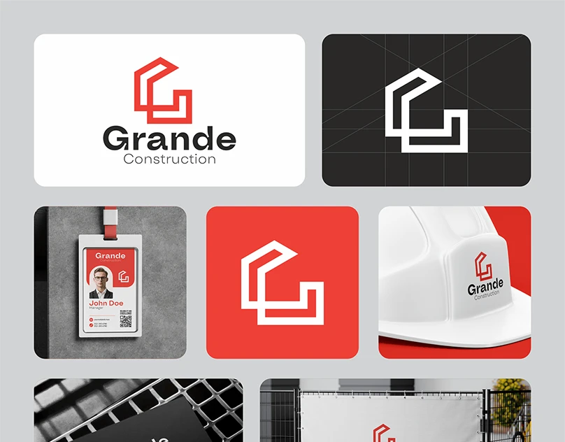 Grande Construction | Logo & Branding branding graphic design identity logo