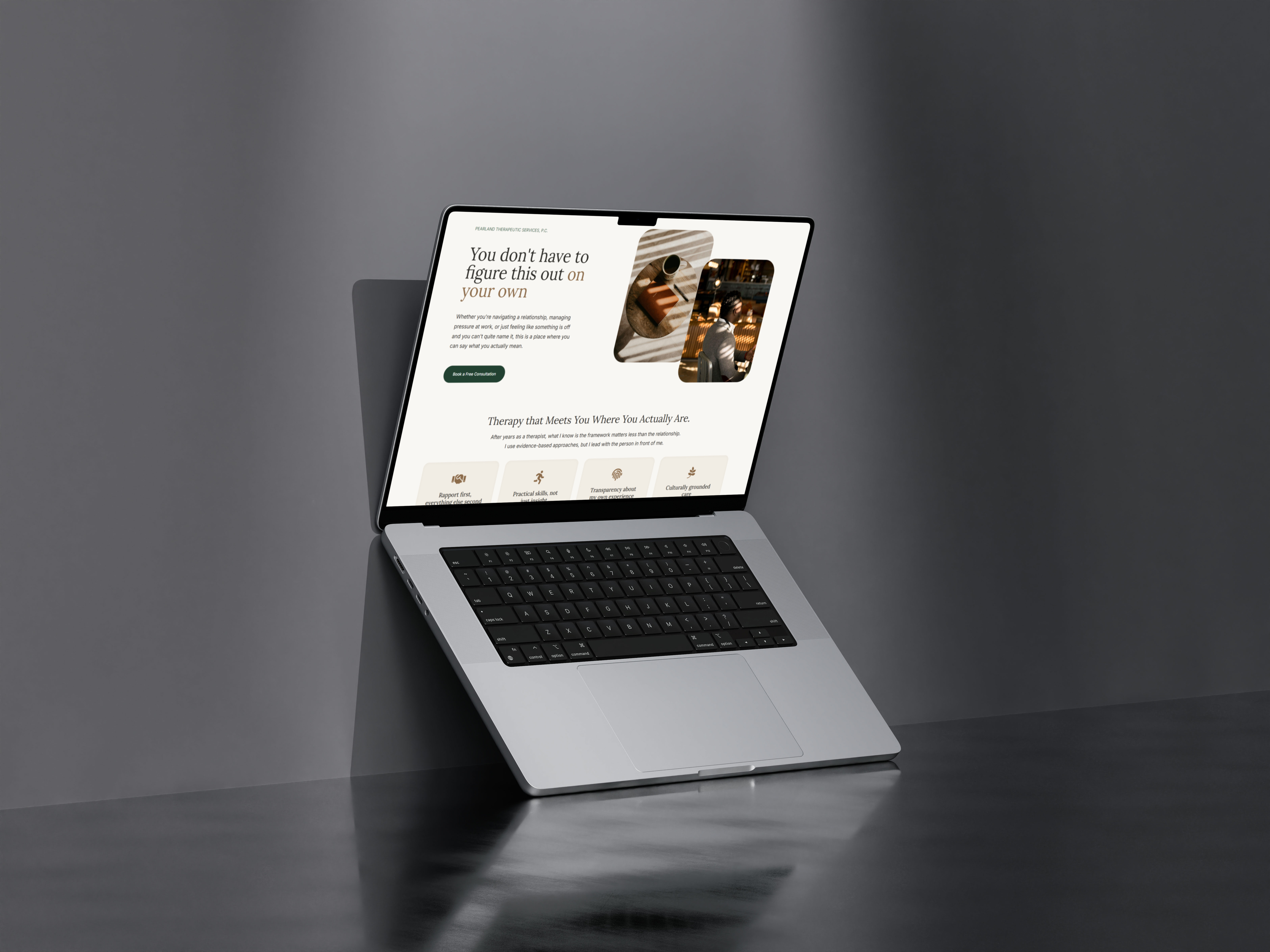 Example of Service Business Website Design