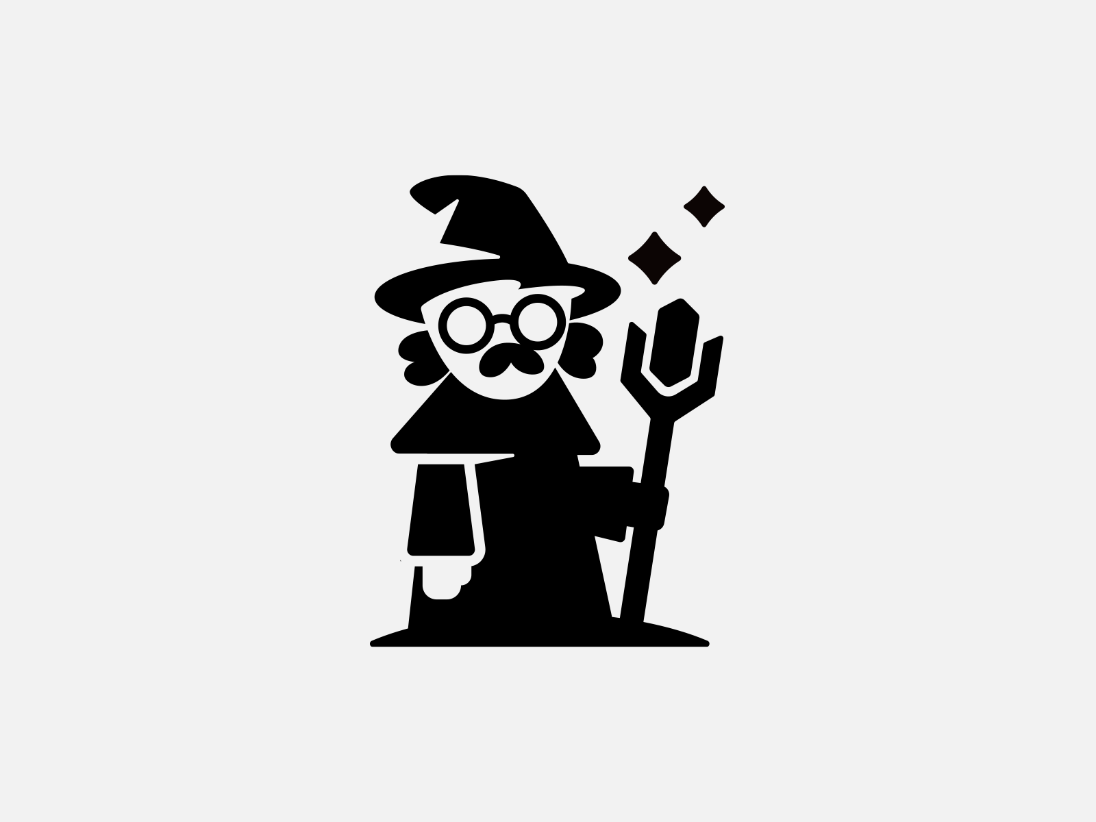 Nerdy wizard logo brand brand design brand designer branding fantasy logo game company logo game logo game studio game studio logo logo logo design logo designer logodesign logodesigner logotype wizard wizard logo