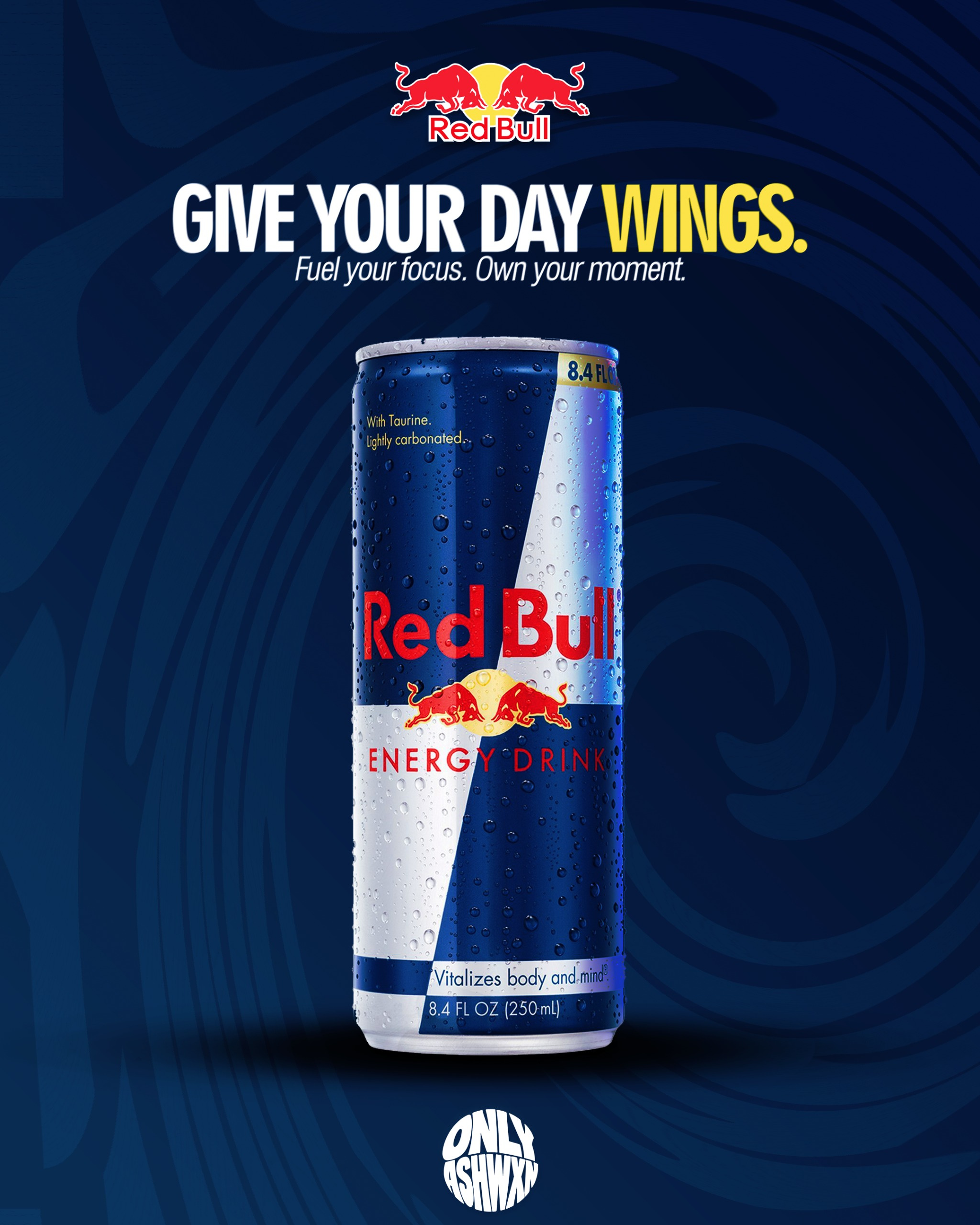 Redbull Concept Advertisement advertisement branding graphic design redbull