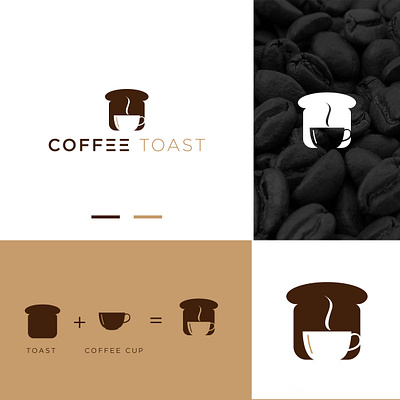 Logo design (Coffee Toast) branding design fiverr graphic design illustration logo logodesigner logos vector