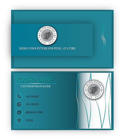 Card branding graphic design