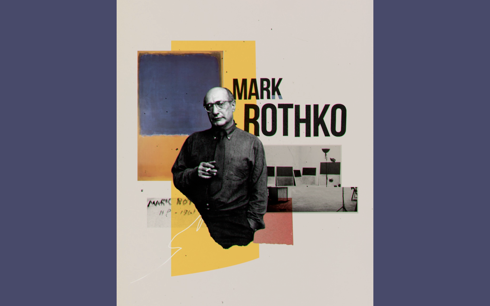 Mark Rothko artist collage collage art collage digital collageart collageartist graphic graphicdesign mark rothko motion graphics