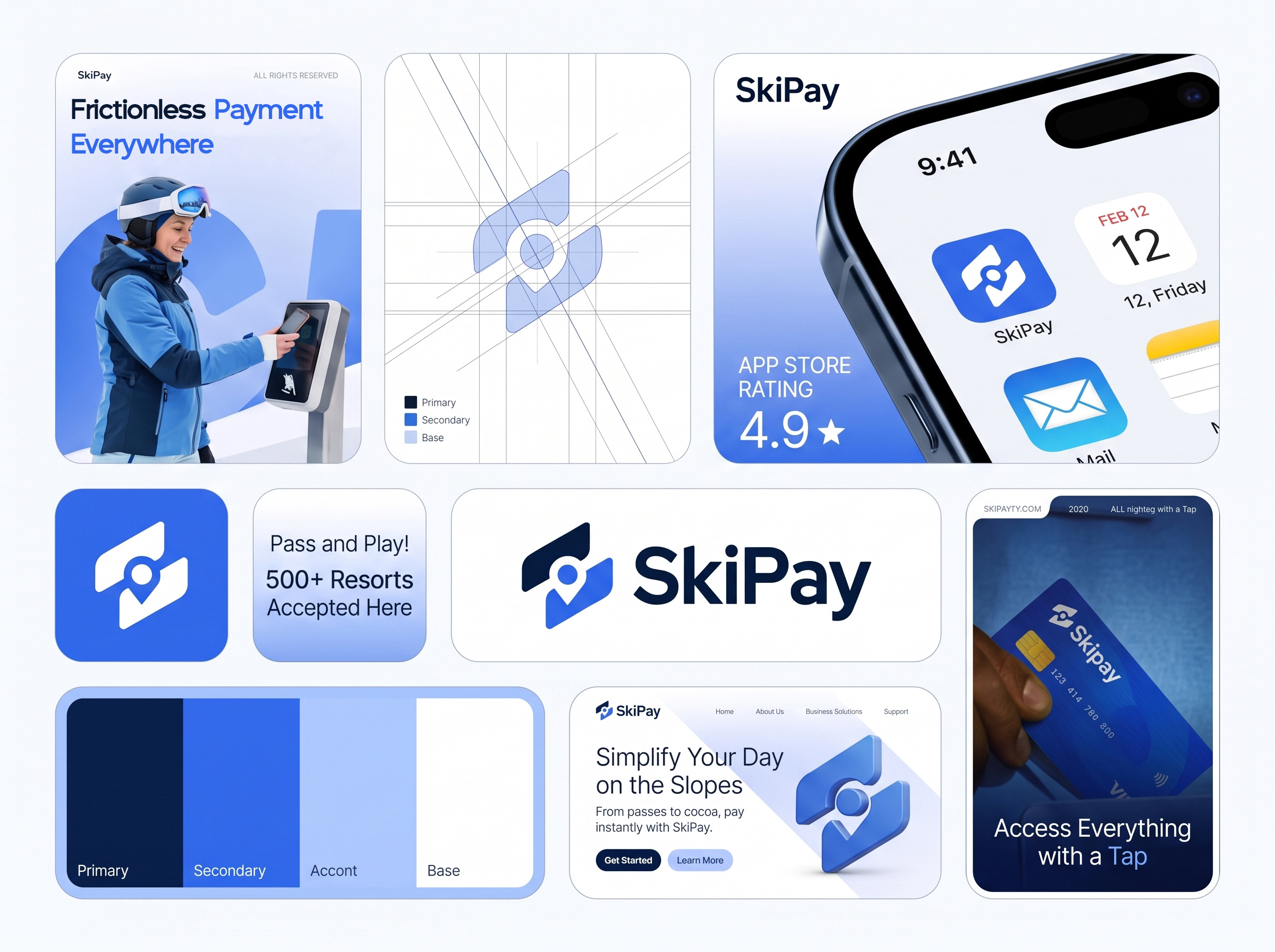 SkiPay | Frictionless Payments, Everywhere 3d logo app logo brand design brand identity branding company branding creative logo dzsign graphic design logo design logomark minimalist logo payment logo s icon s logo saas logo tech branding technology typography