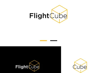 Logo Design (Flight Cube) branding design fiverr graphic design illustration logo logodesigner vector