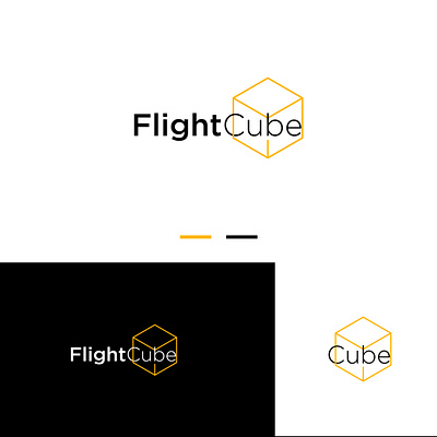 Logo Design (Flight Cube) branding design fiverr graphic design illustration logo logodesigner vector