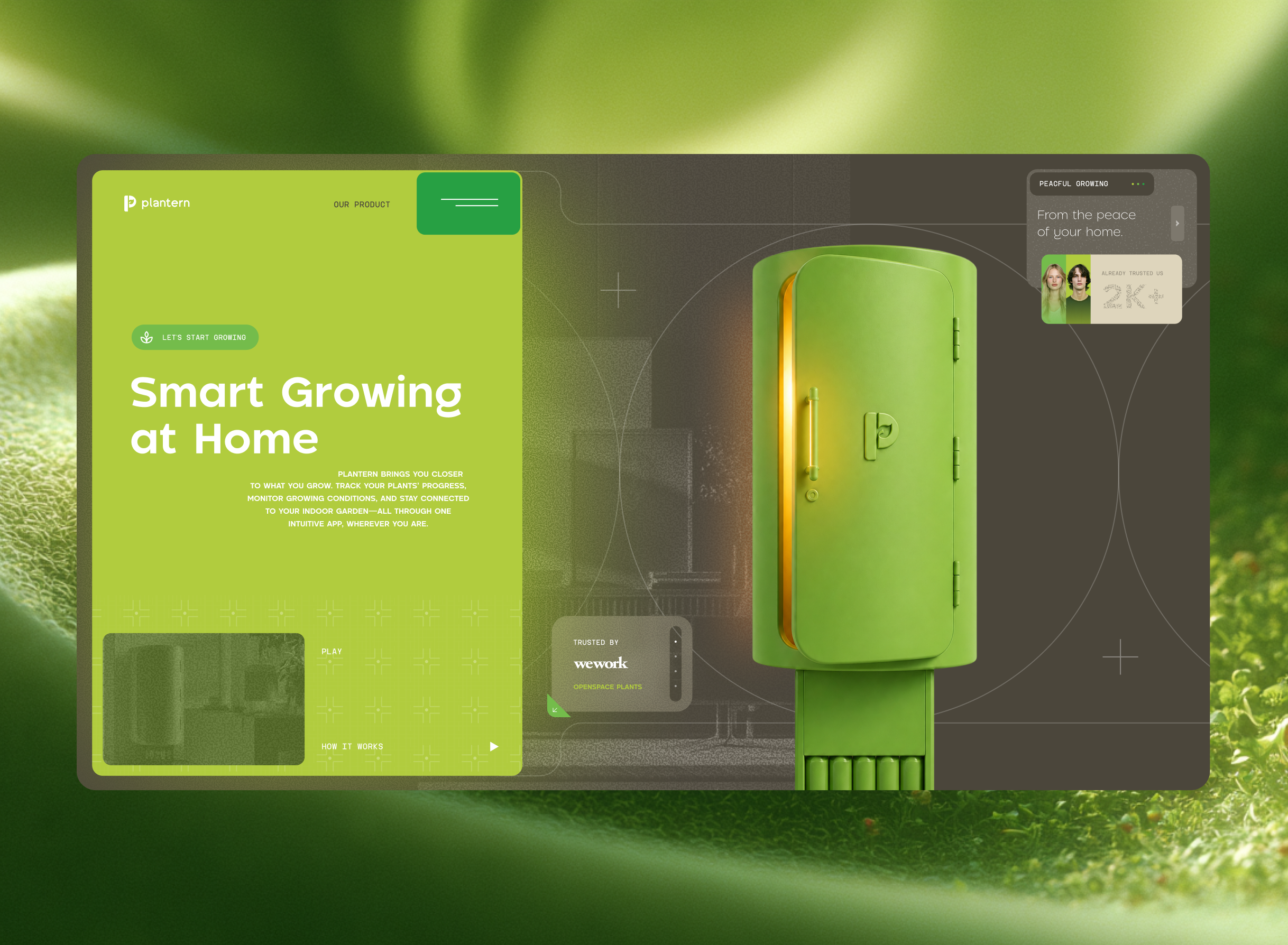 Platnern Landing Page ui ux webdesign website