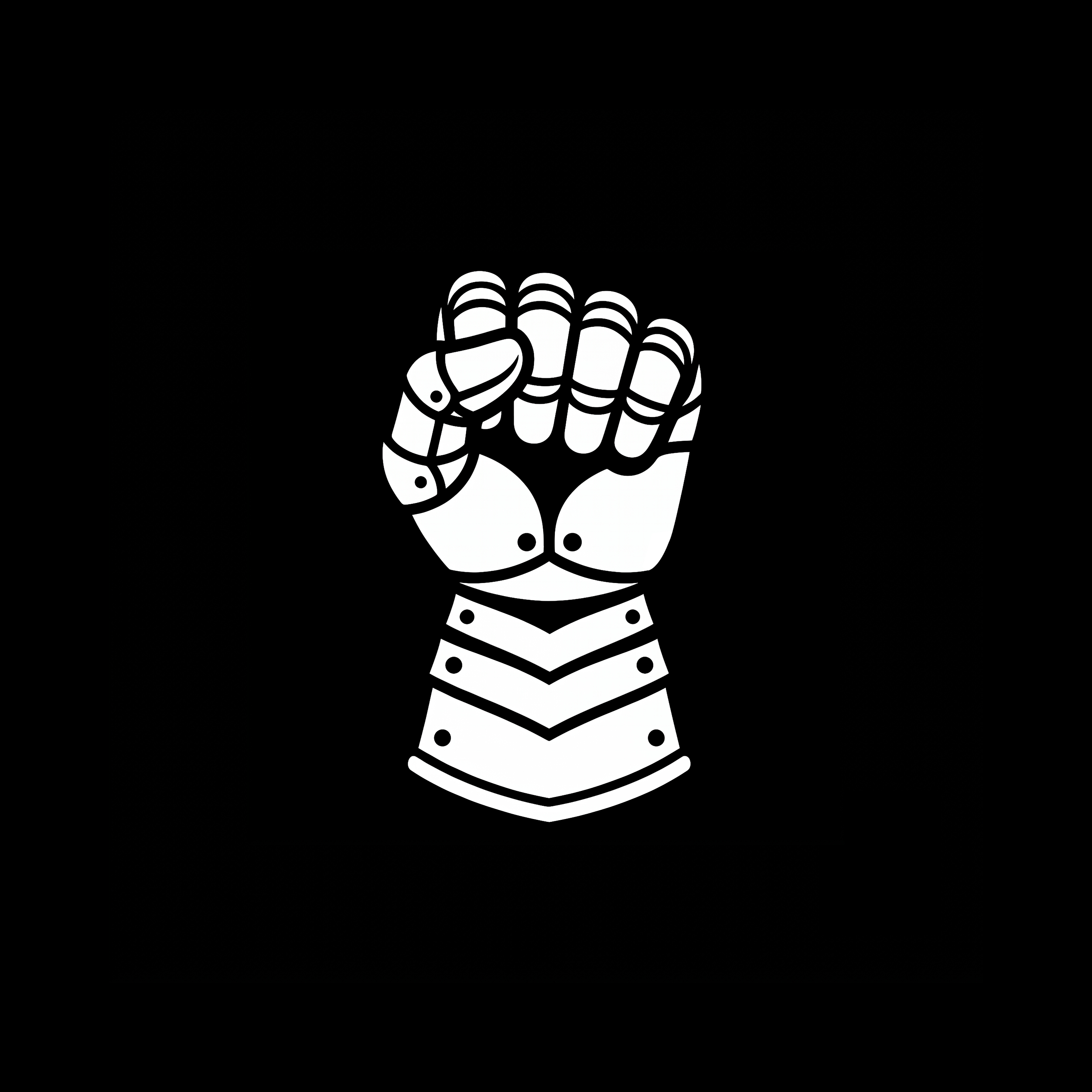 Gauntlet icon - 3 match game 3match branding design digital art emblem game art gauntlet icon identity illustration kingship knight logo mark mobile game power strategy symbol ui vector