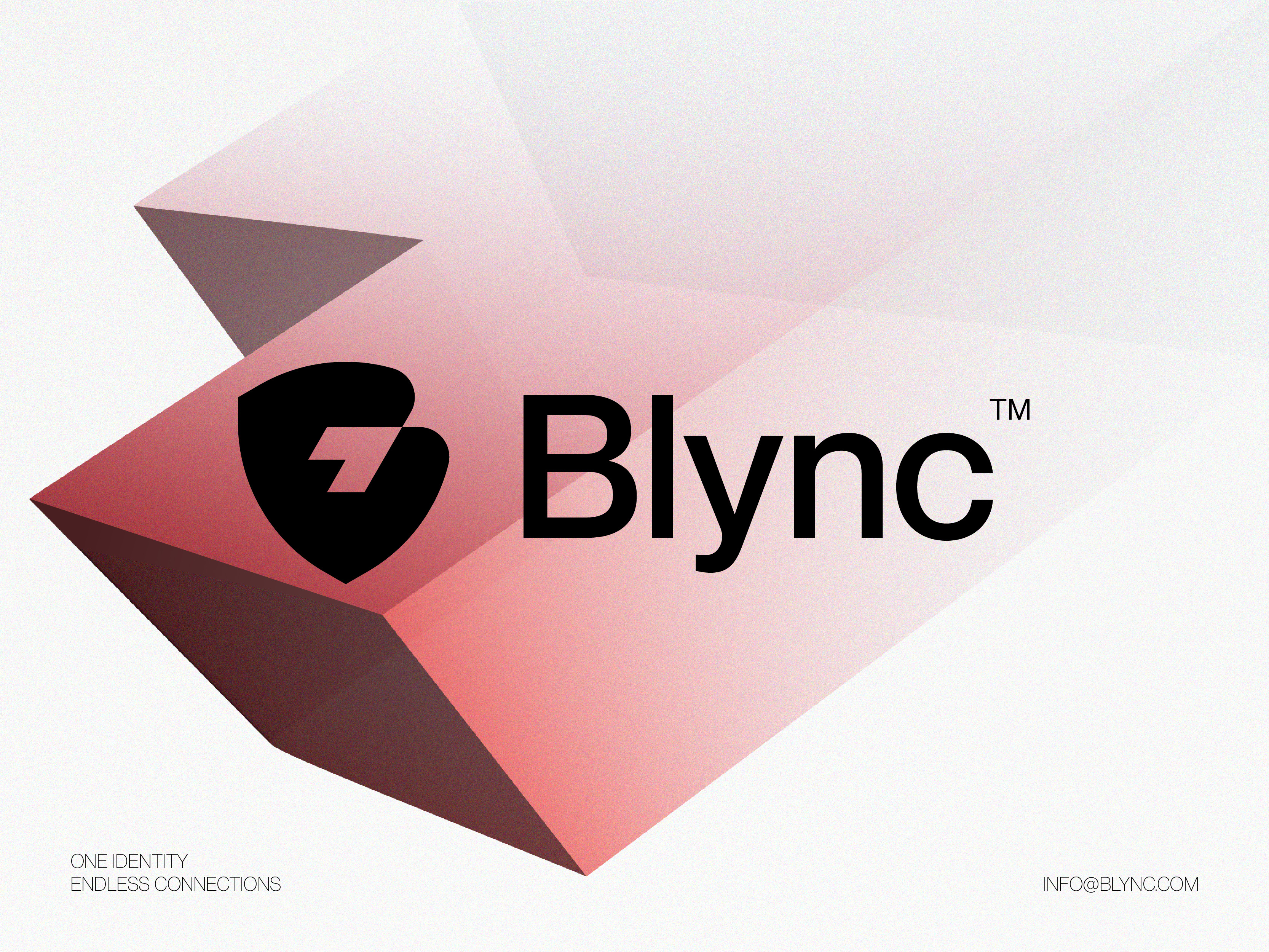 Blync Logo Design abstract logo arrow b logo b2b brand identity branding business fintech forward geometric gradient logo growth logo logo design logo mark modern logo secure