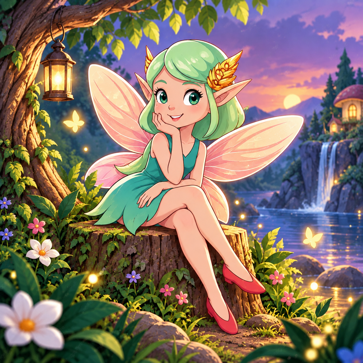 Magical Fairy Girl – Children’s Book Illustration character design character illustration childrens book illustration childrens book illustrator childrens illustration cute fairy digital illustration fairy girl fairy illustration fairy tale art fantasy character fantasy illustration kids book art kids illustration magical fairy magical forest picture book illustration storybook illustration visual storytelling whimsical art