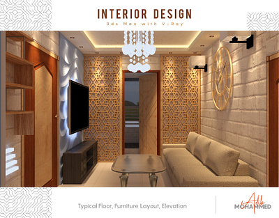 Interior Design by 3ds Max with VRay 3dsmax architectural branding inteior design interior vray