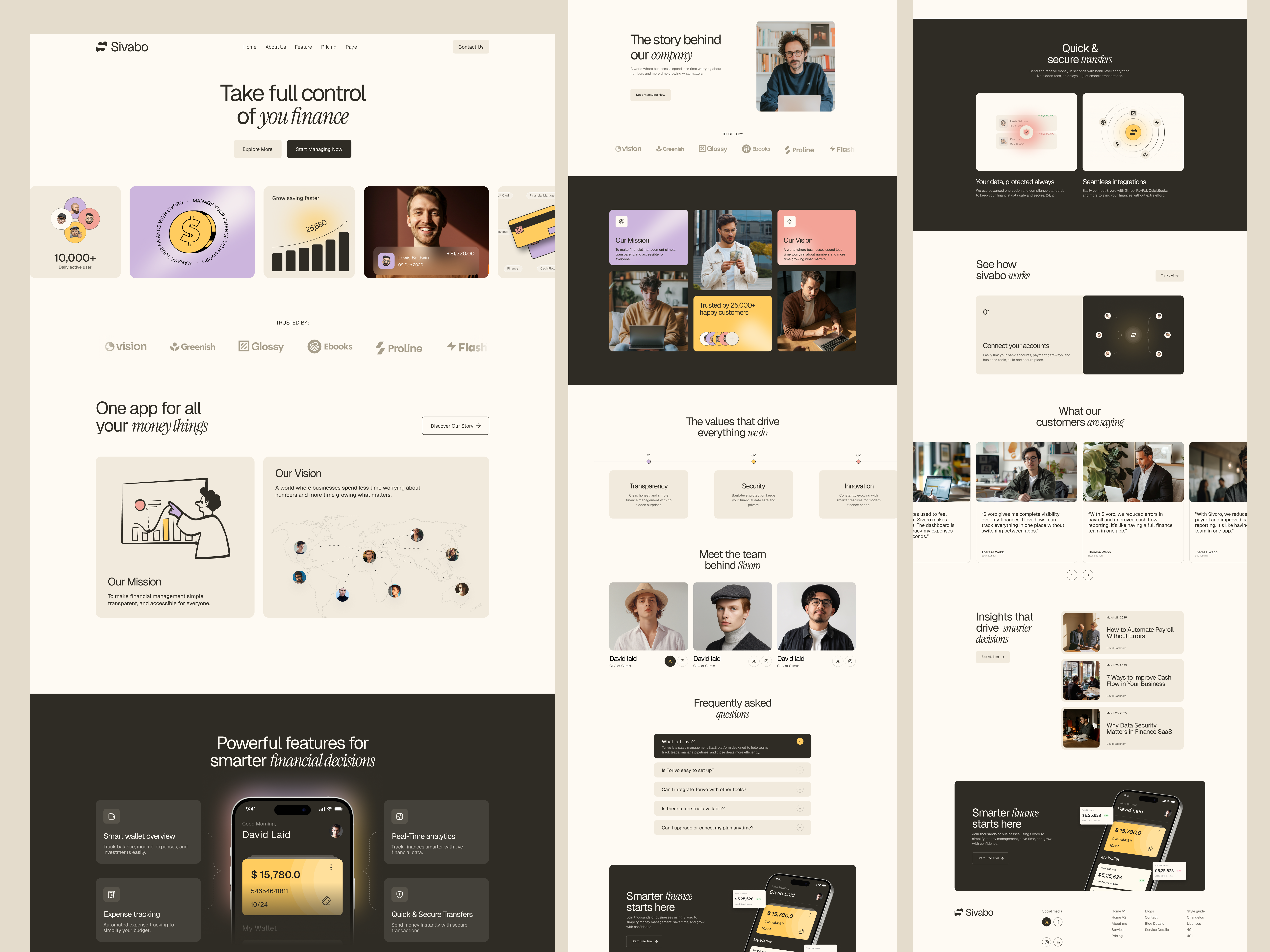 Startup Marketing website, Sivoro fintech industrial designer website landing page marketing marketing website marketing website design mobile responsive modern design personal website portfolio website portfolio website design product startup marketing tech product ui web design web design inspiration webpage website website design