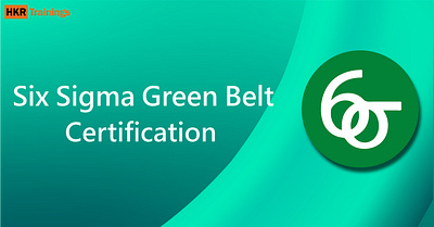 Six Sigma Green Belt Certification certification course green sigma six