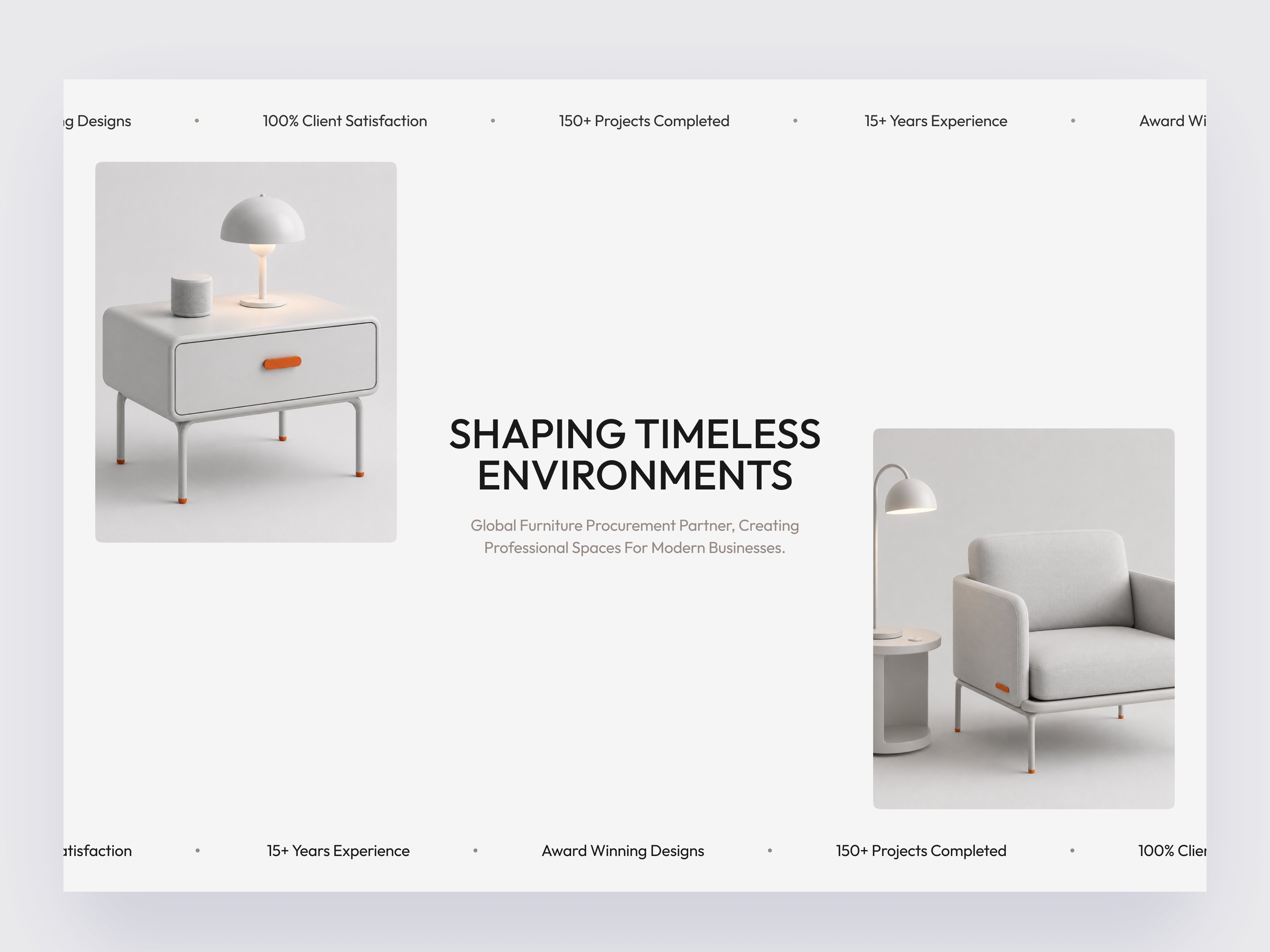 [MOTION] Oriental - Furniture Landingpage animation branding design figma motion furniture graphic design landingpage motion graphics realestate smoothmotion ui uiux uix ux website